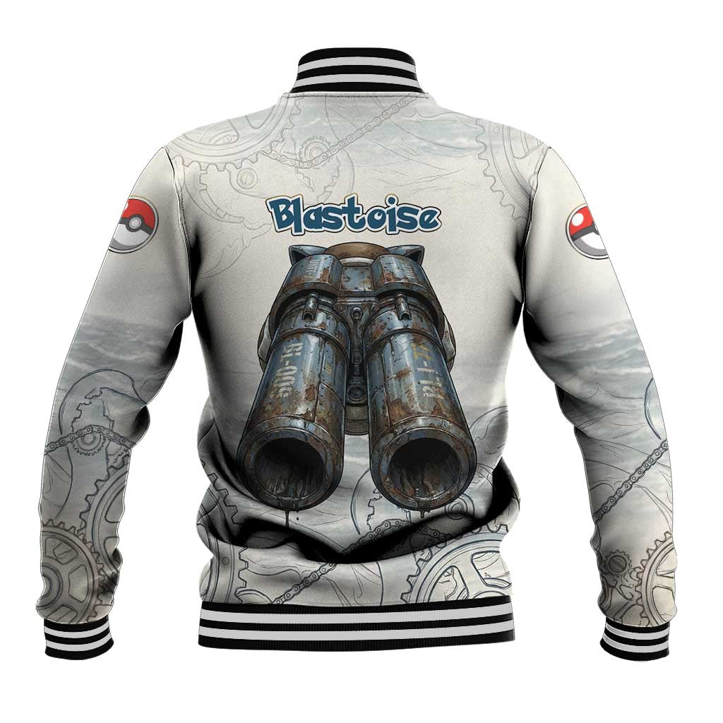 Blastoise Baseball Jacket Steampunk Mechanical Gear Art