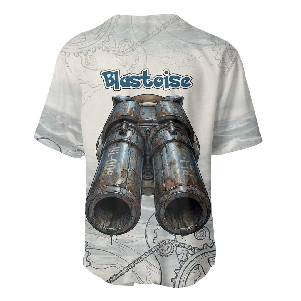 Blastoise Baseball Jersey Steampunk Mechanical Gear Art