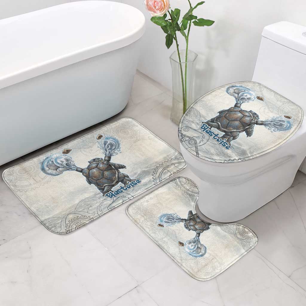 Blastoise Bathroom Set Steampunk Mechanical Gear Art