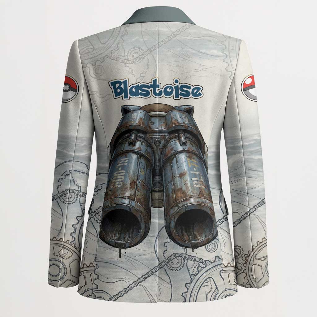 Blastoise Blazer Steampunk Mechanical Gear Art