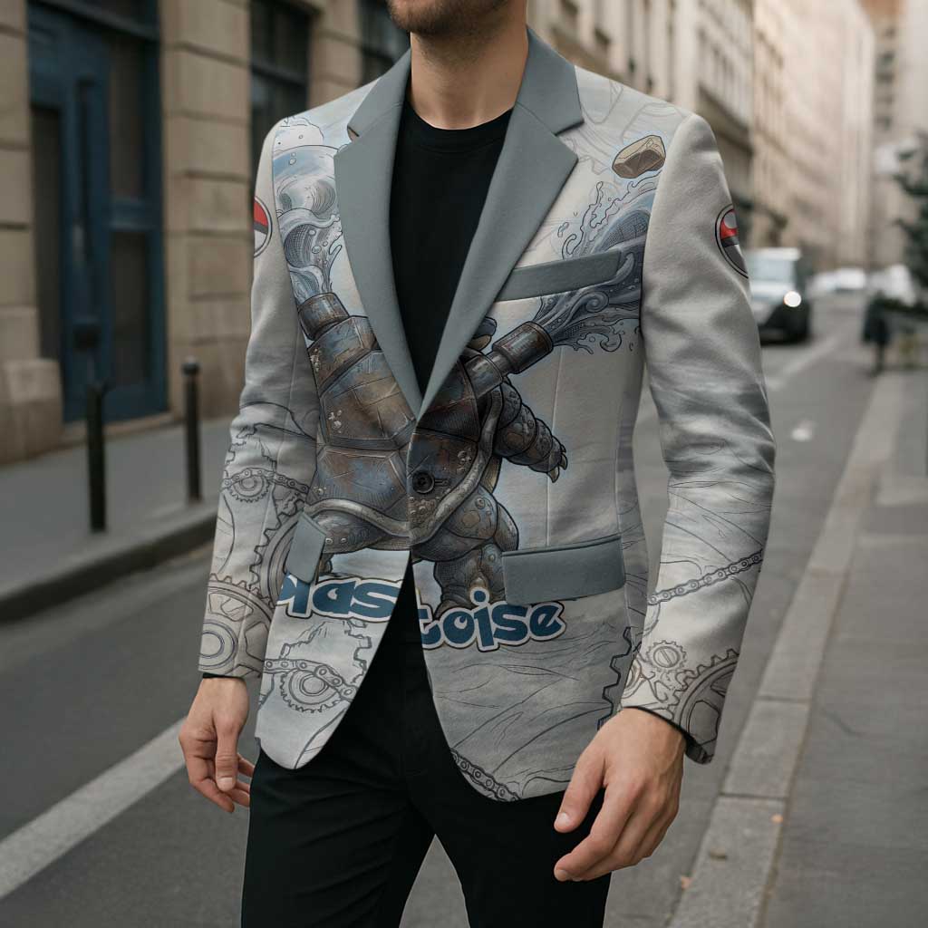 Blastoise Blazer Steampunk Mechanical Gear Art