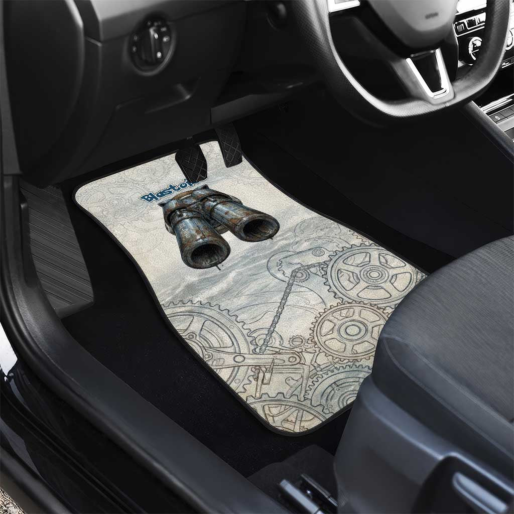 Blastoise Car Mats Steampunk Mechanical Gear Art
