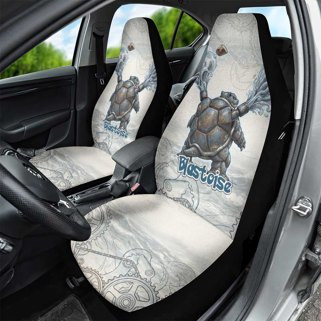 Blastoise Car Seat Cover Steampunk Mechanical Gear Art