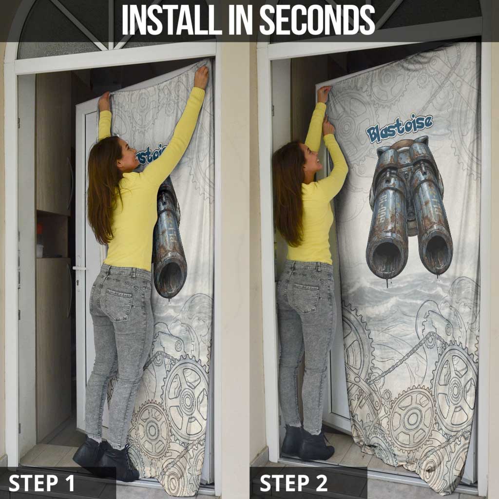 Blastoise Door Cover Steampunk Mechanical Gear Art