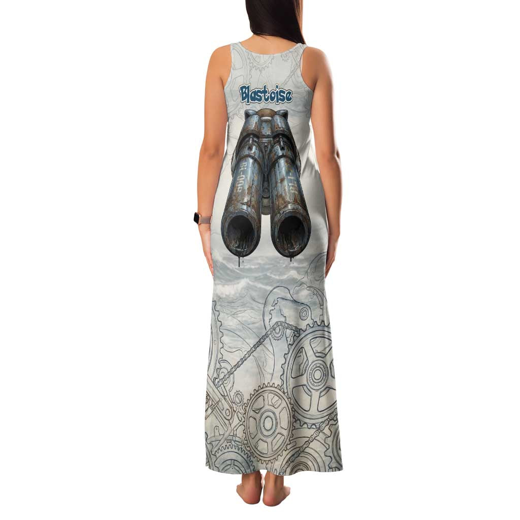 Blastoise Family Matching Tank Maxi Dress and Hawaiian Shirt Steampunk Mechanical Gear Art
