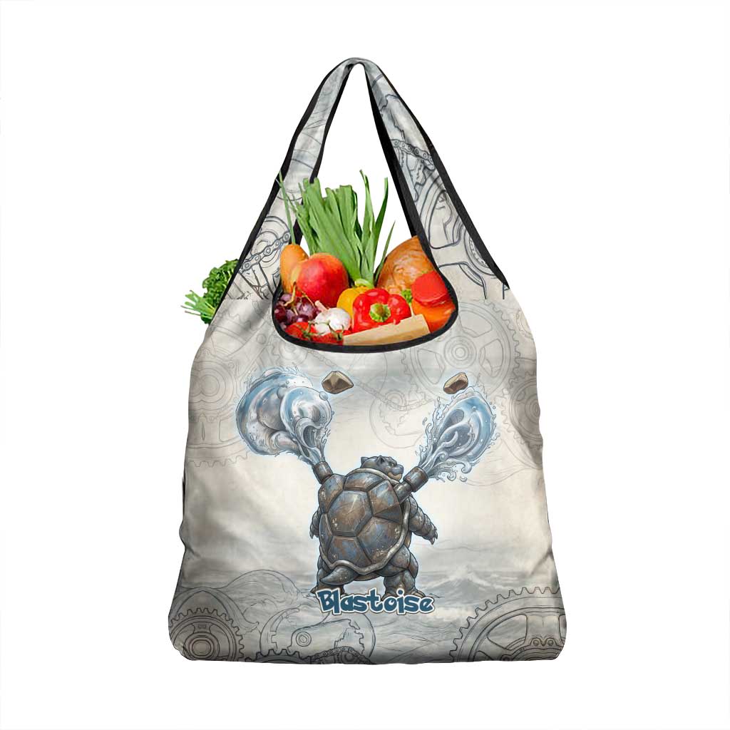 Blastoise Grocery Bag Steampunk Mechanical Gear Art