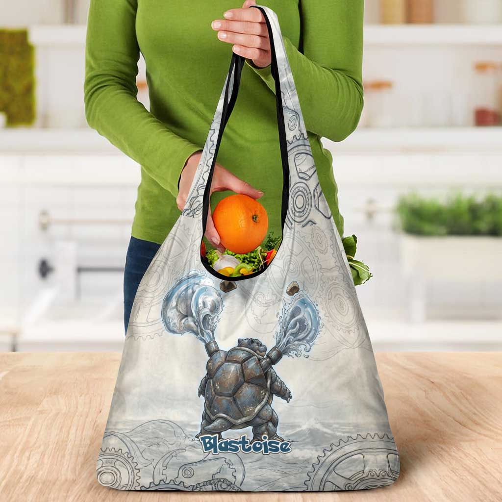 Blastoise Grocery Bag Steampunk Mechanical Gear Art