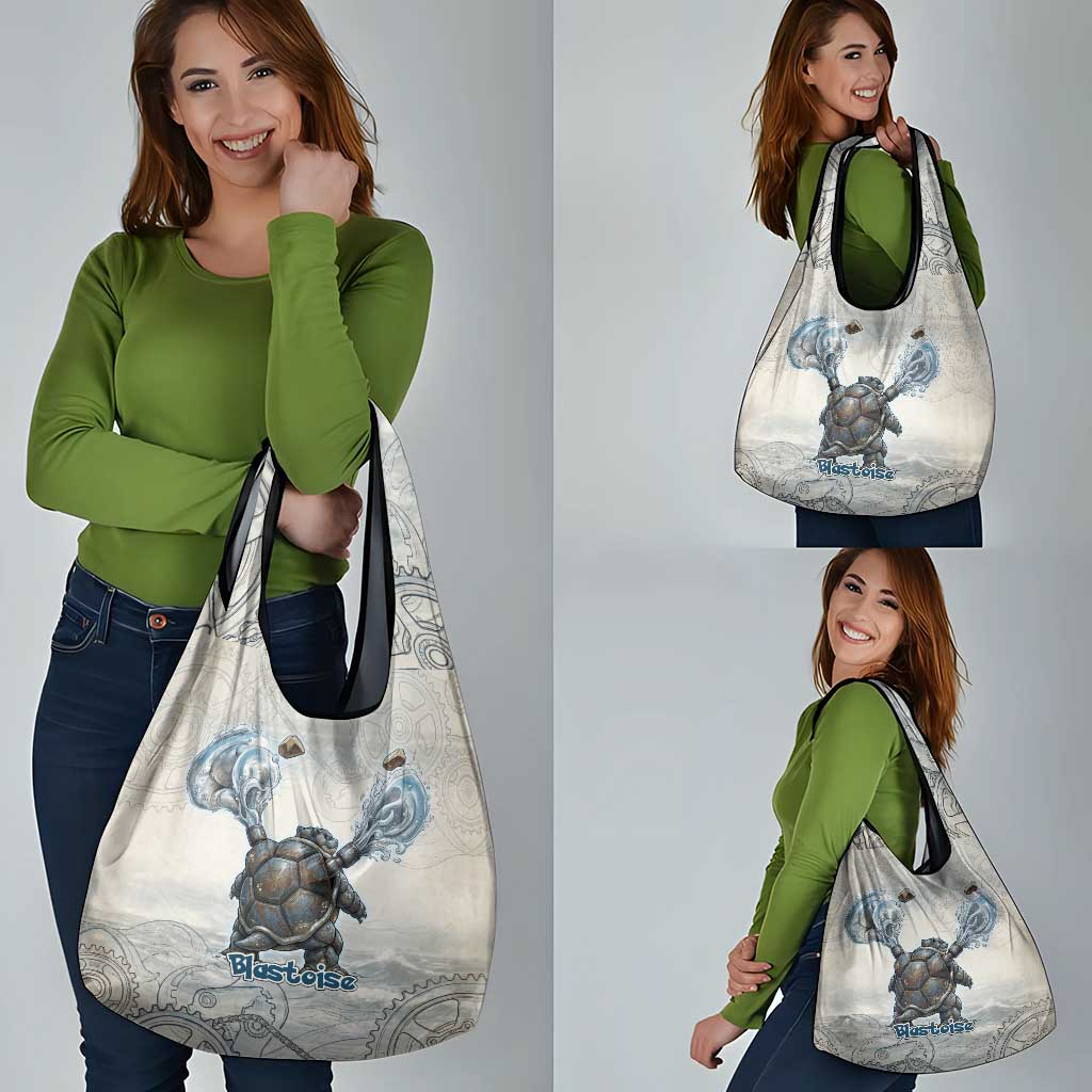 Blastoise Grocery Bag Steampunk Mechanical Gear Art