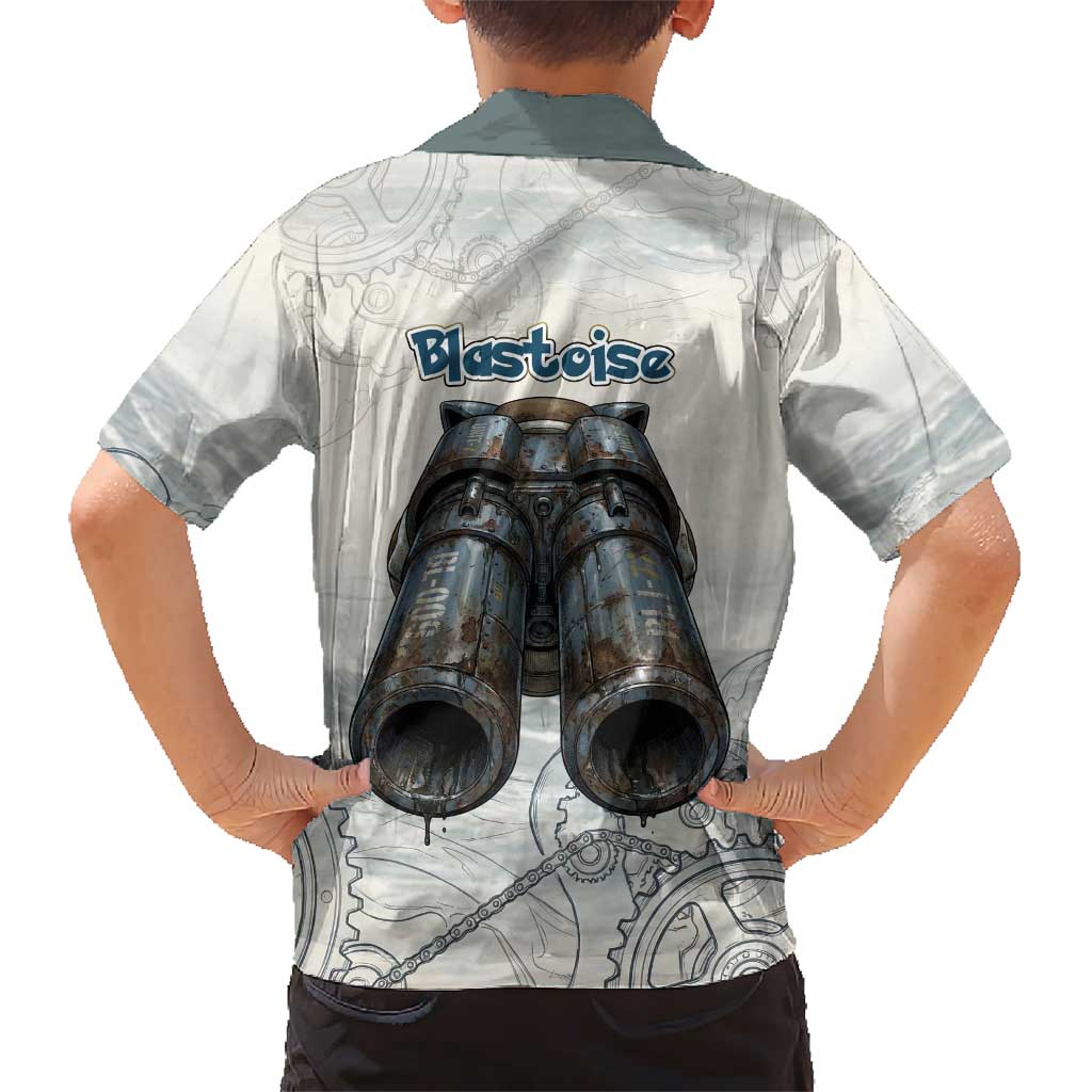 Blastoise Hawaiian Shirt Steampunk Mechanical Gear Art