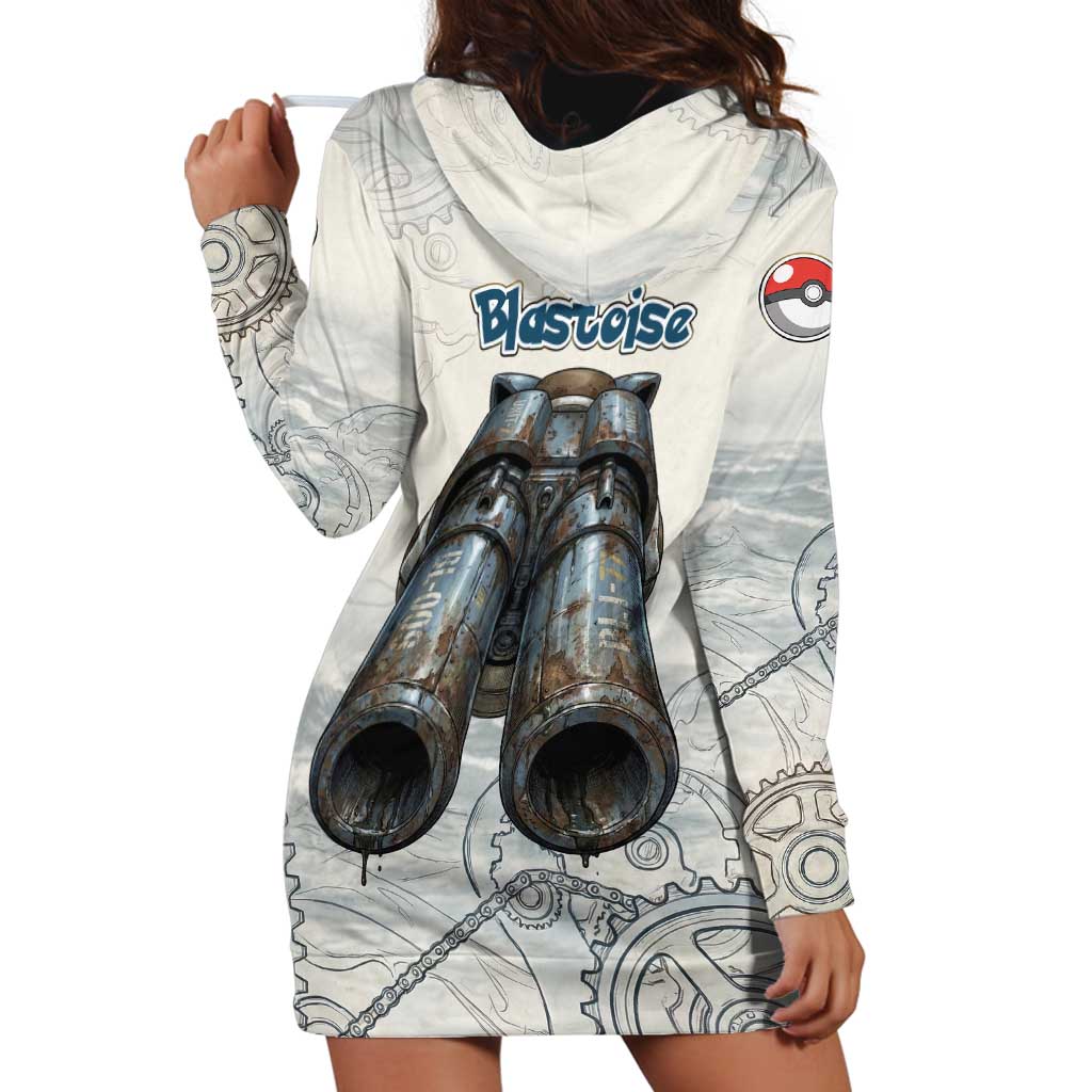 Blastoise Hoodie Dress Steampunk Mechanical Gear Art