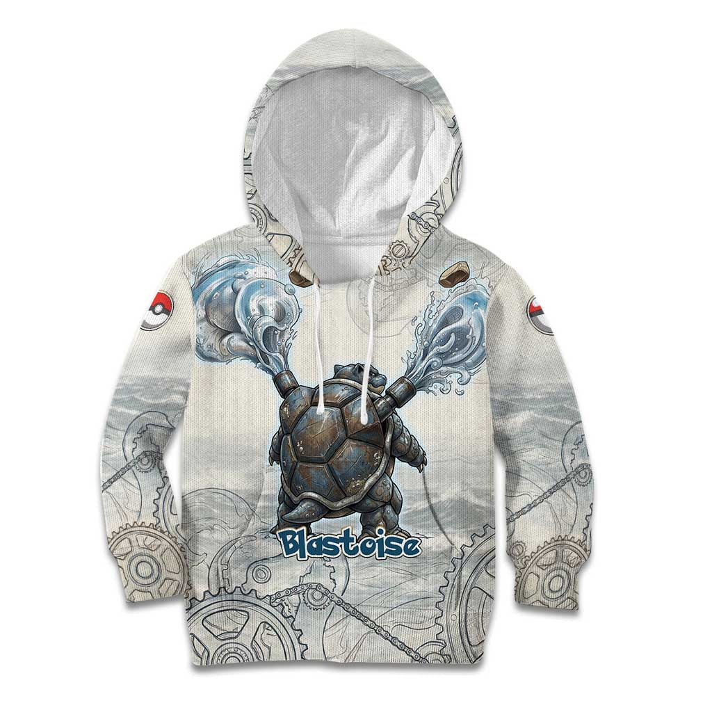 Blastoise Kid Hoodie Steampunk Mechanical Gear Art