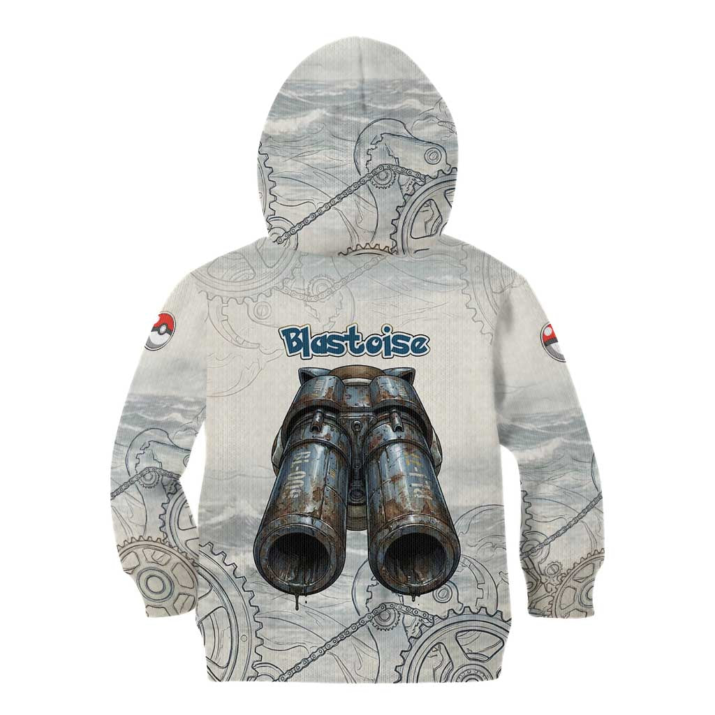 Blastoise Kid Hoodie Steampunk Mechanical Gear Art