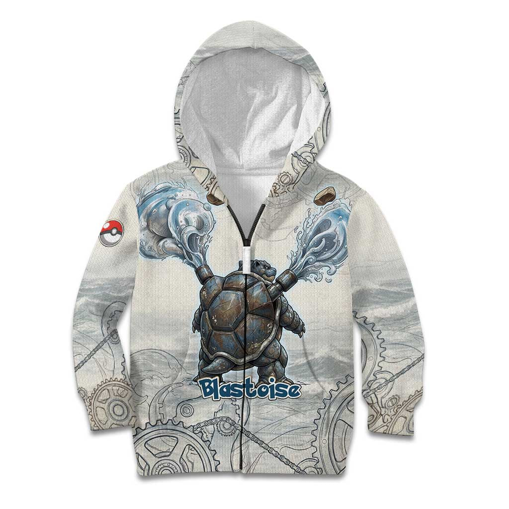Blastoise Kid Hoodie Steampunk Mechanical Gear Art