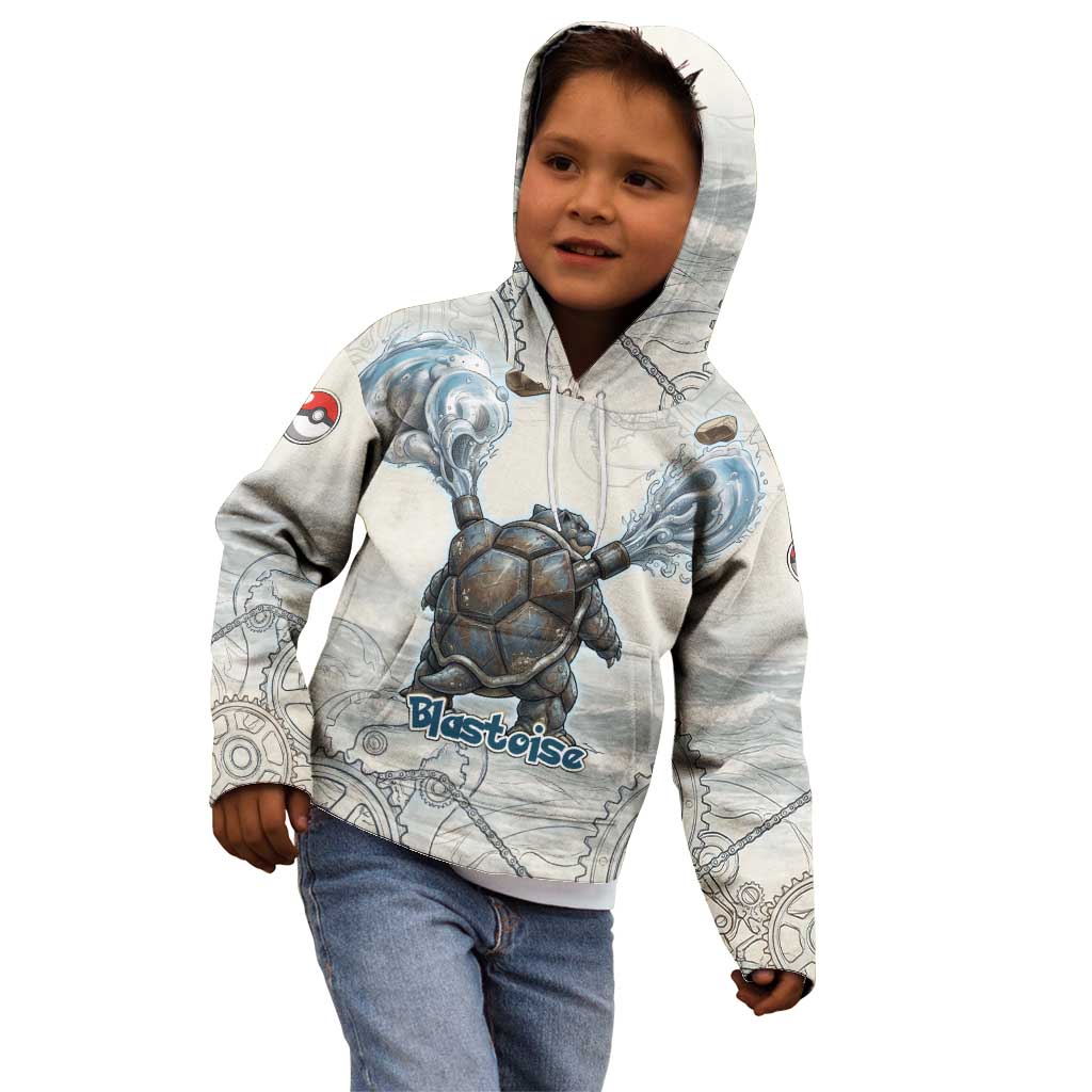 Blastoise Kid Hoodie Steampunk Mechanical Gear Art