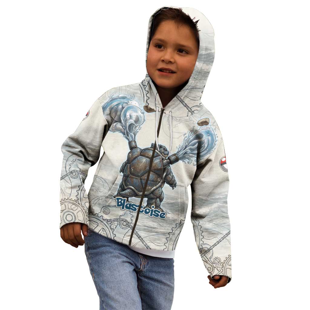 Blastoise Kid Hoodie Steampunk Mechanical Gear Art