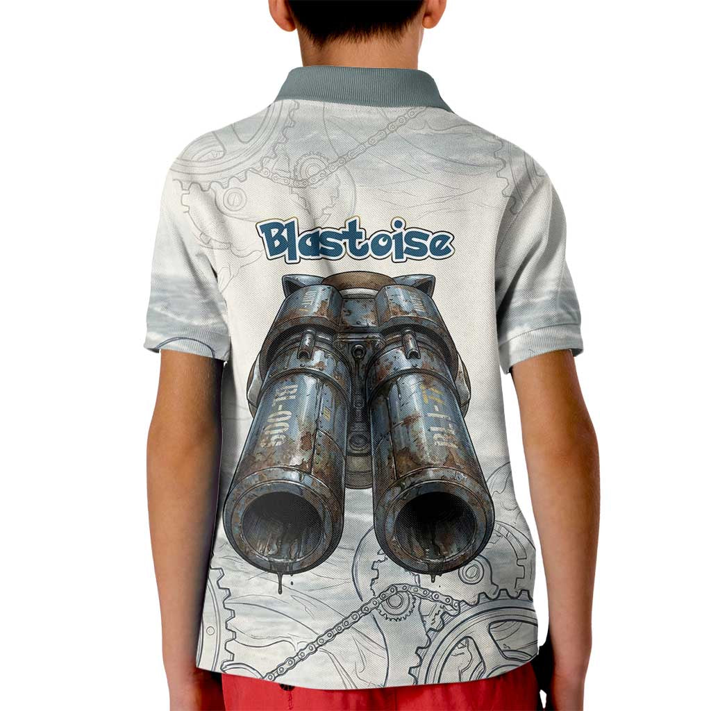 Blastoise Kid Polo Shirt Steampunk Mechanical Gear Art