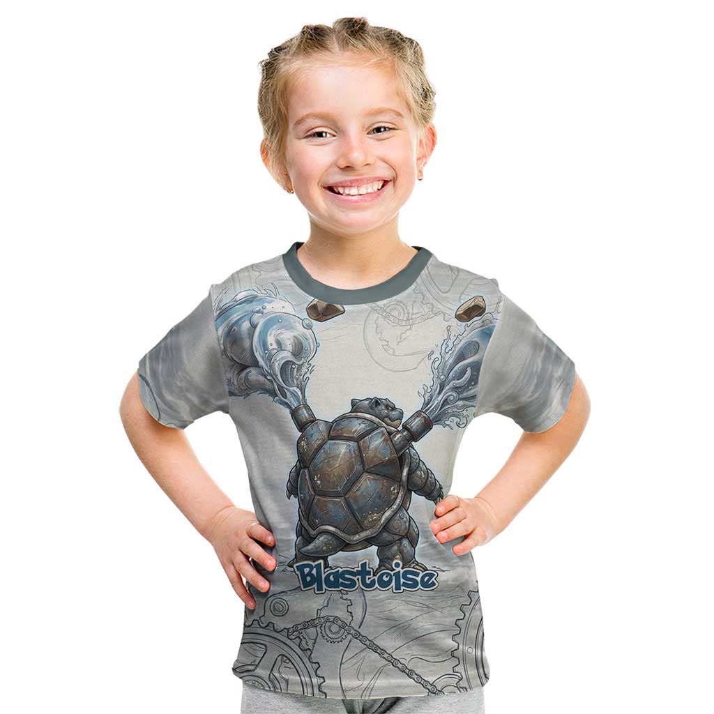 Blastoise Kid T Shirt Steampunk Mechanical Gear Art