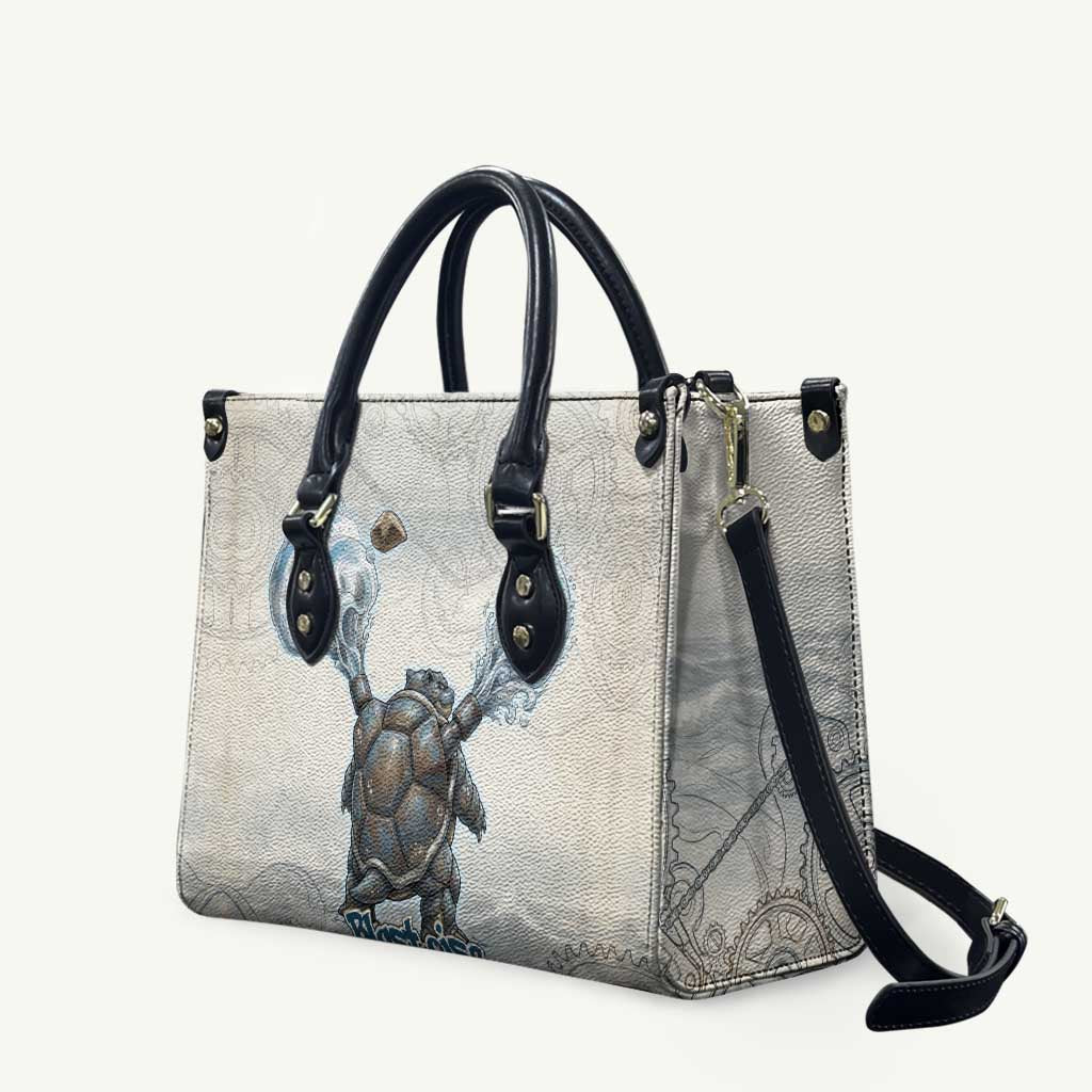 Blastoise Leather Bag Steampunk Mechanical Gear Art
