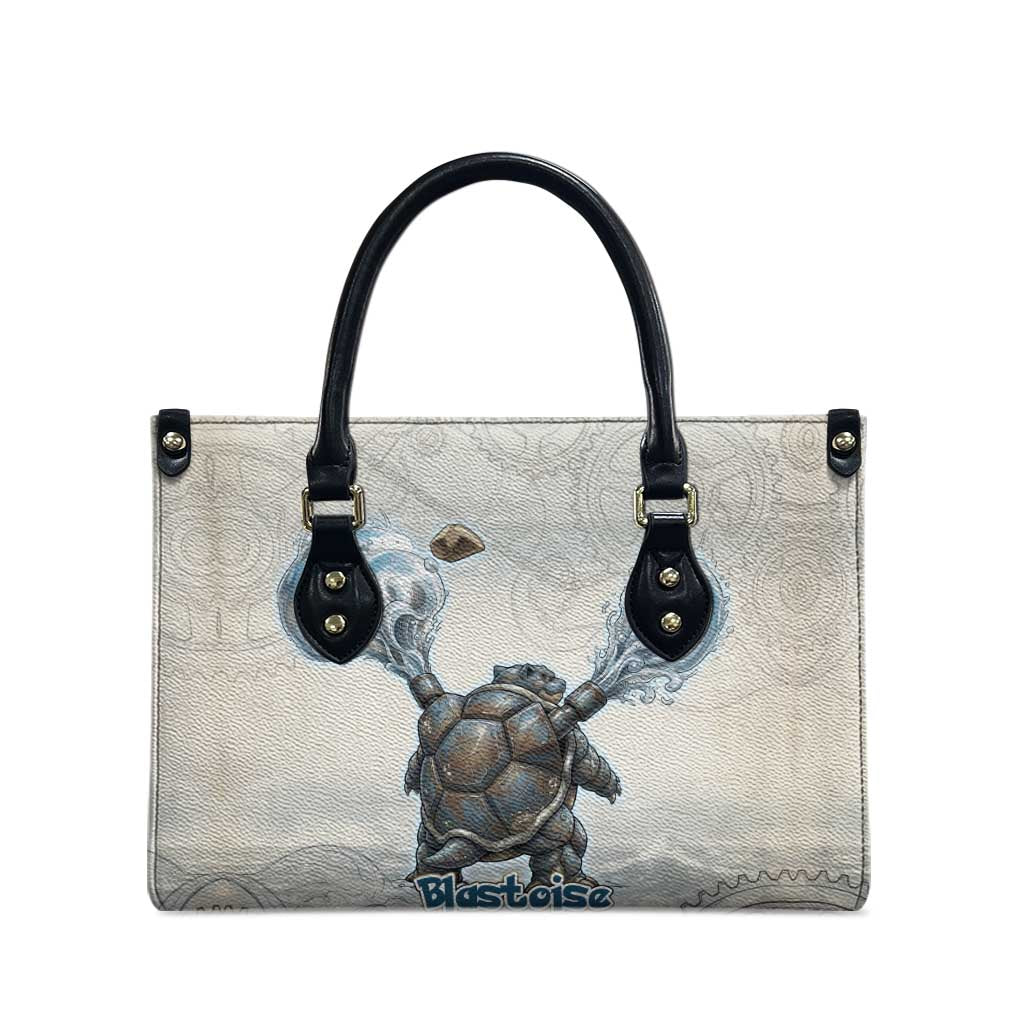 Blastoise Leather Bag Steampunk Mechanical Gear Art