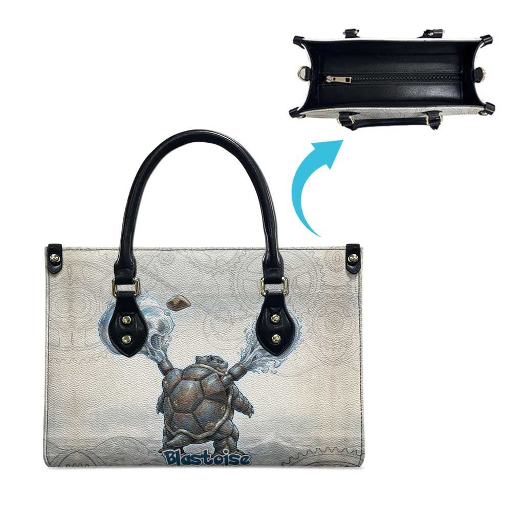 Blastoise Leather Bag Steampunk Mechanical Gear Art