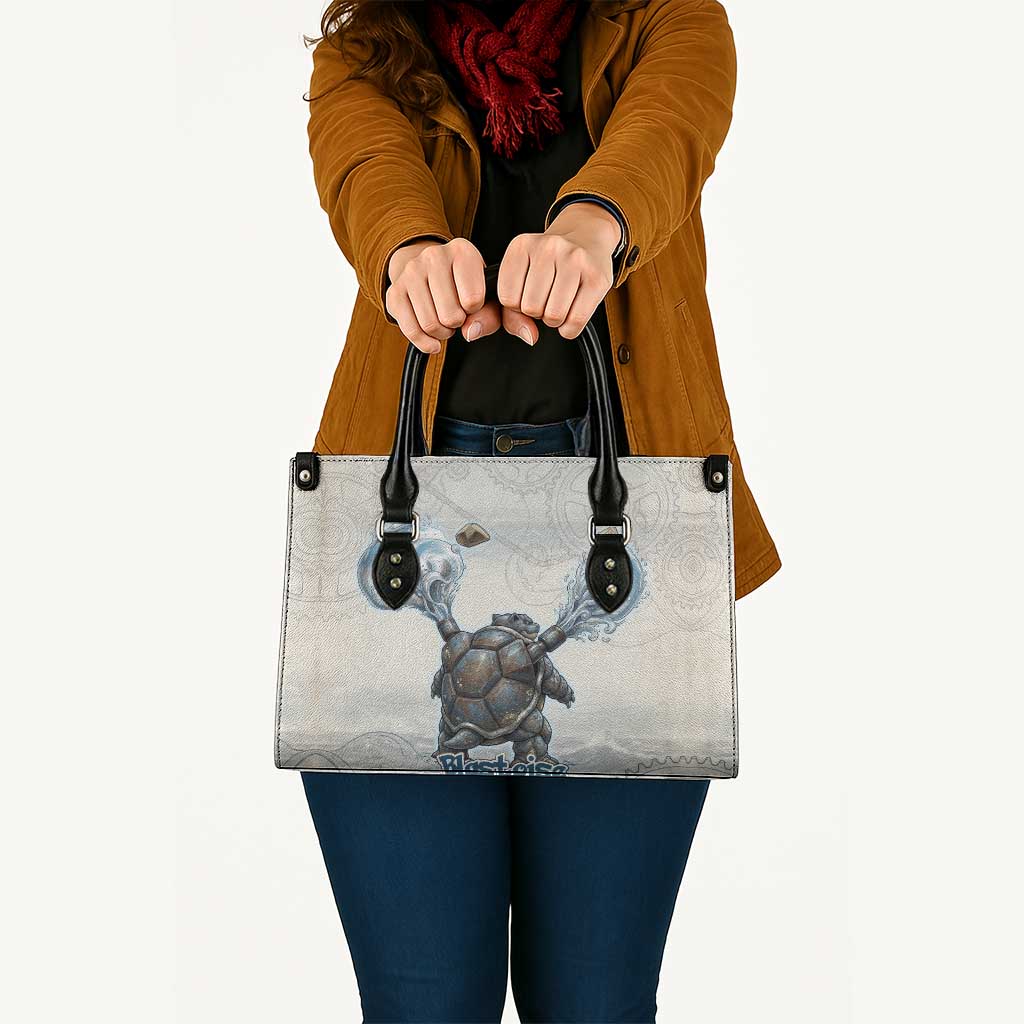 Blastoise Leather Bag Steampunk Mechanical Gear Art