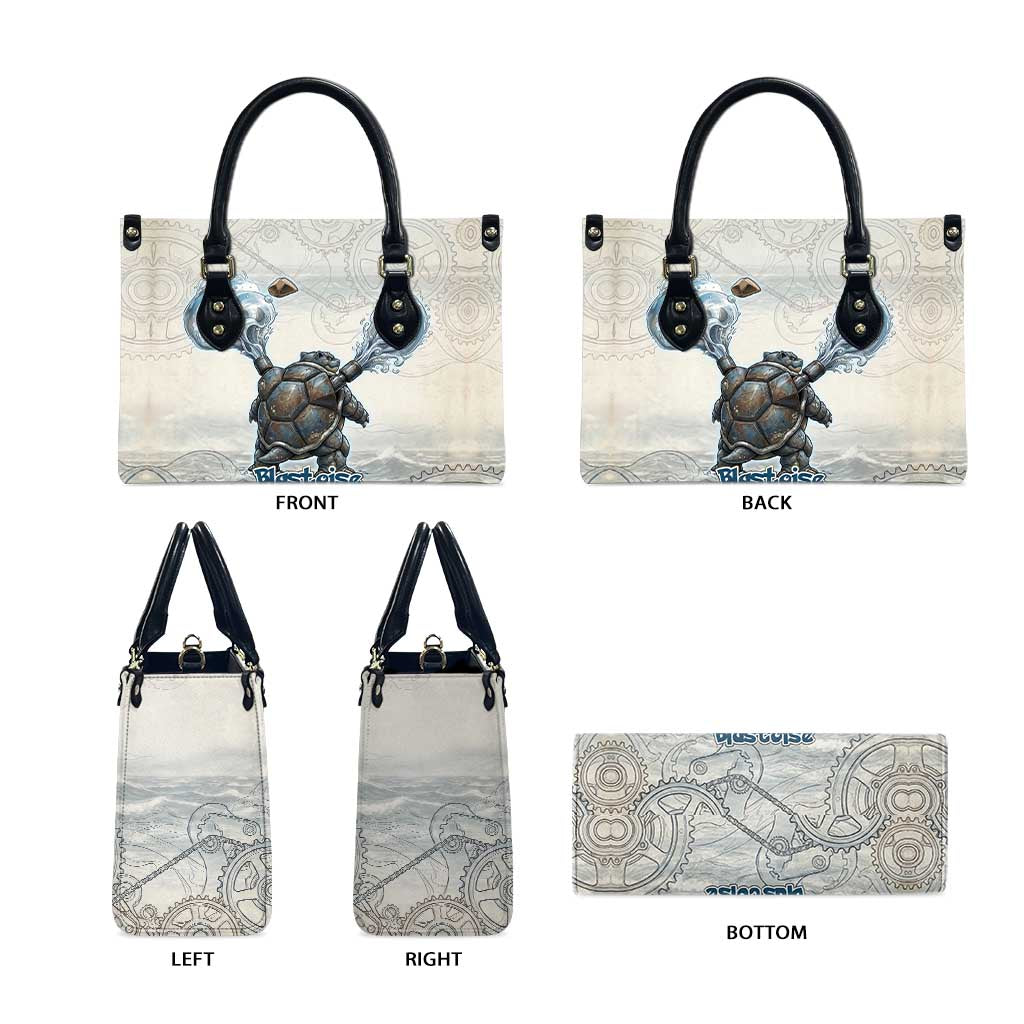 Blastoise Leather Bag Steampunk Mechanical Gear Art