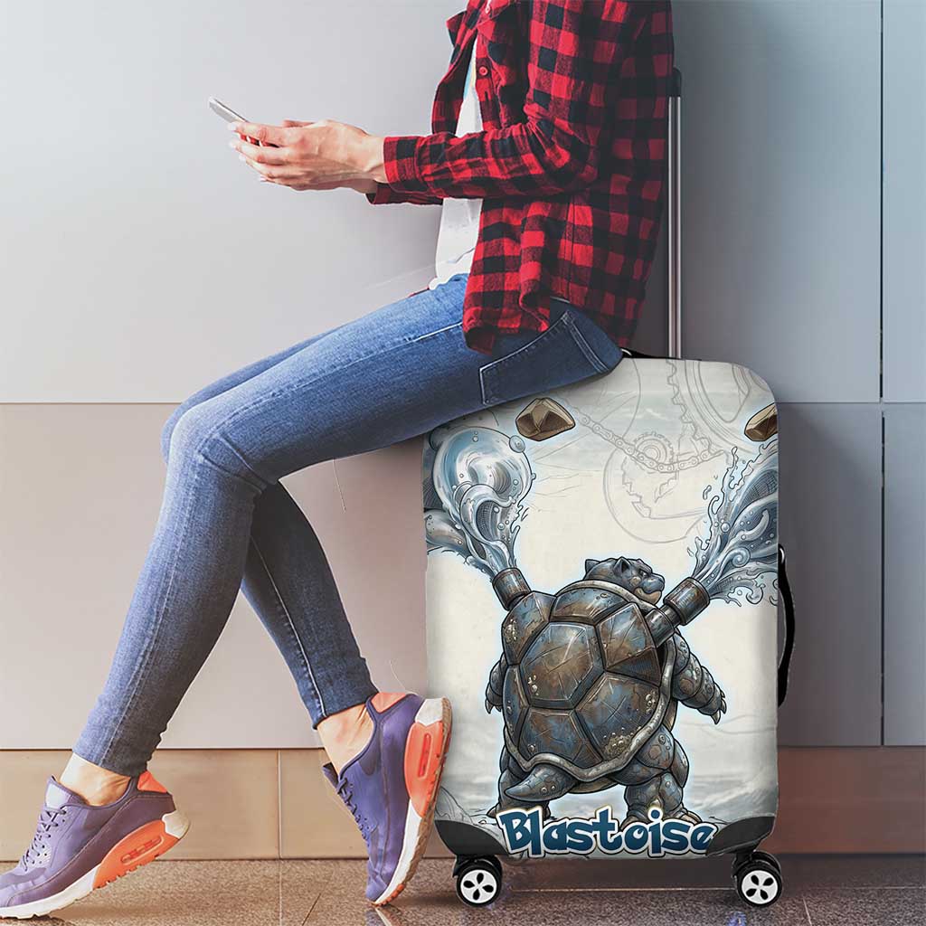 Blastoise Luggage Cover Steampunk Mechanical Gear Art