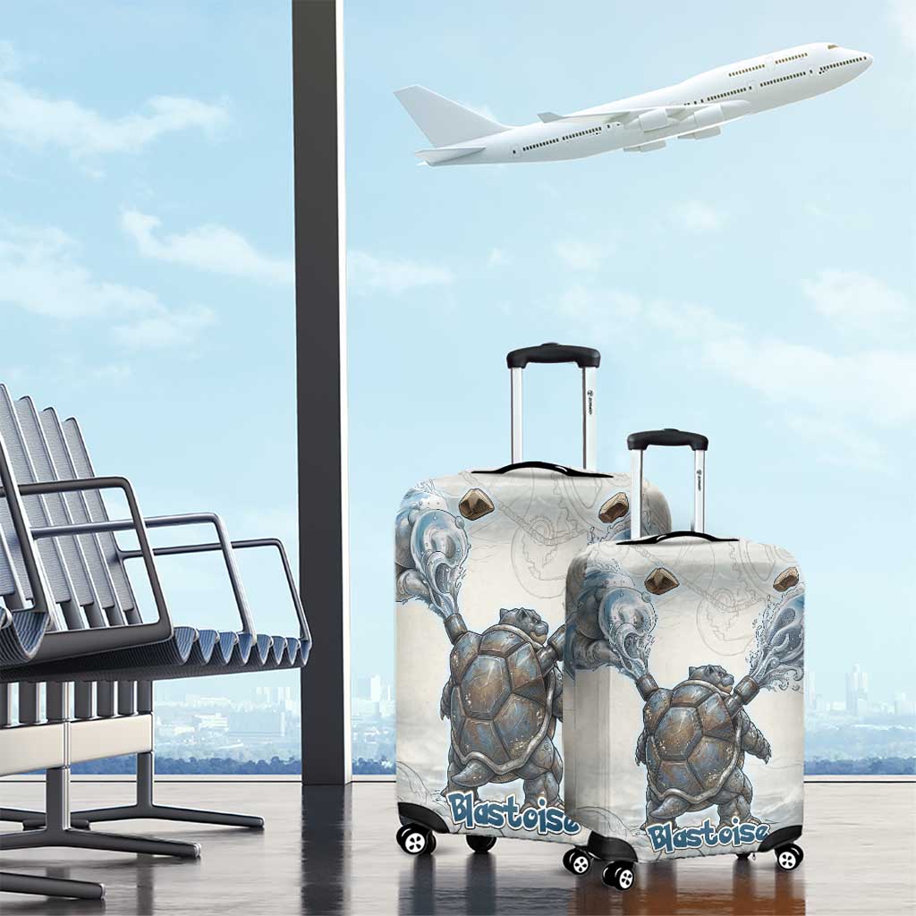 Blastoise Luggage Cover Steampunk Mechanical Gear Art