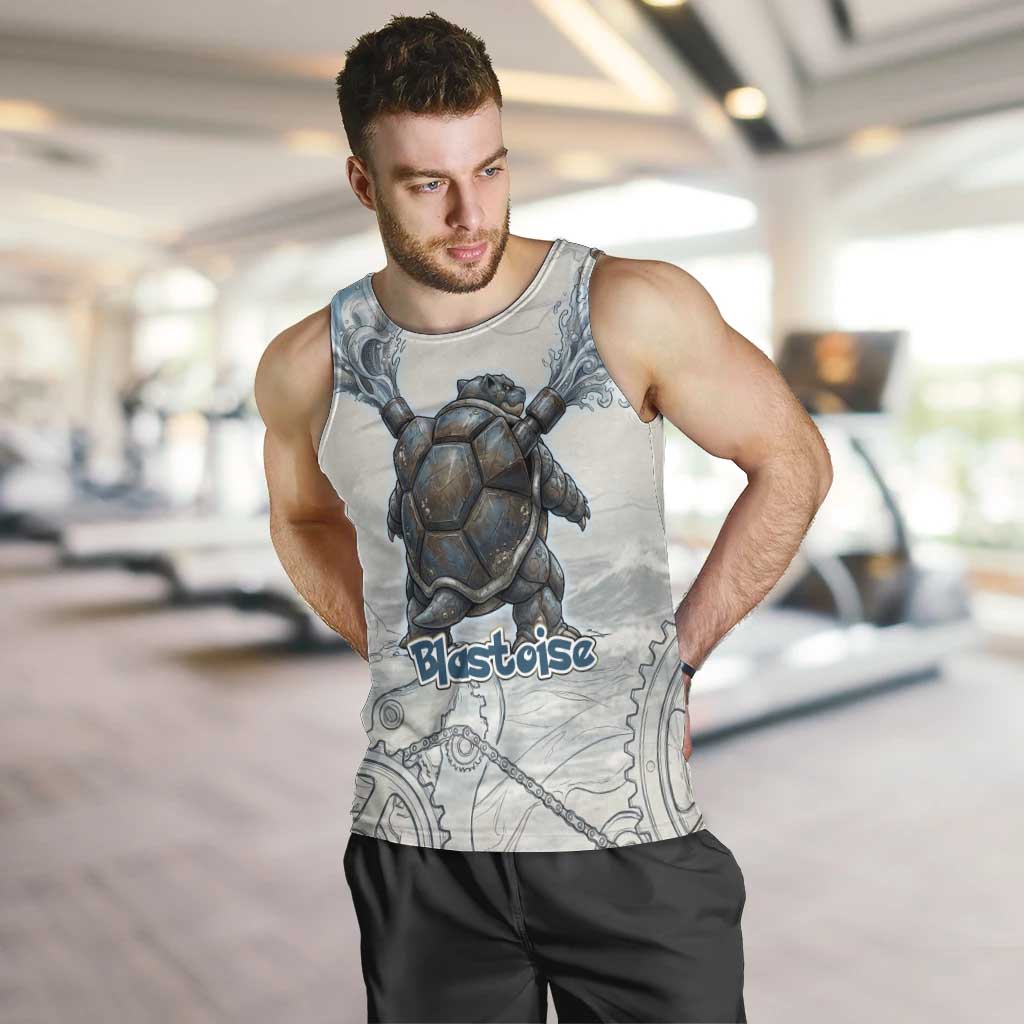 Blastoise Men Tank Top Steampunk Mechanical Gear Art