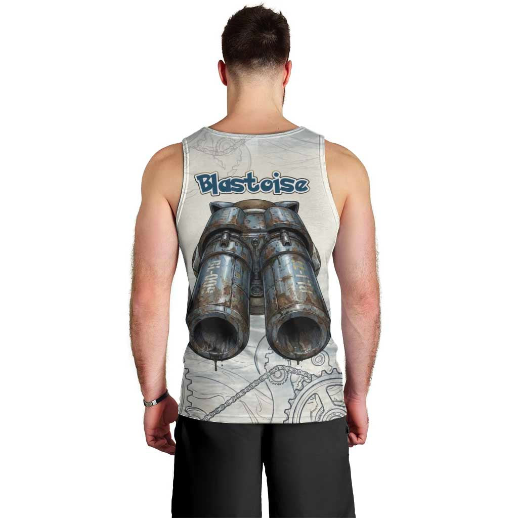 Blastoise Men Tank Top Steampunk Mechanical Gear Art