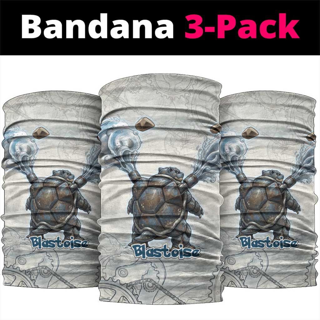 Blastoise Neck Gaiter Steampunk Mechanical Gear Art