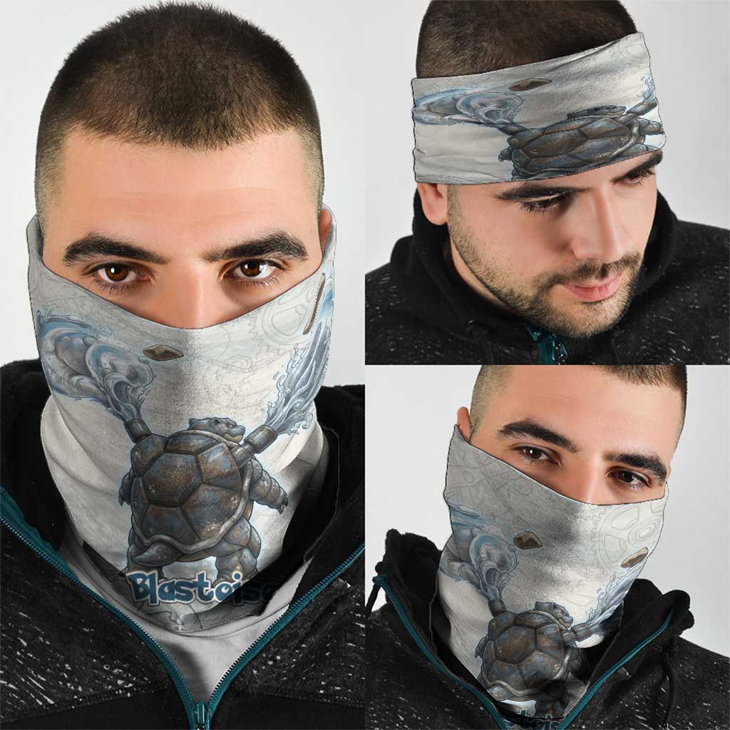 Blastoise Neck Gaiter Steampunk Mechanical Gear Art