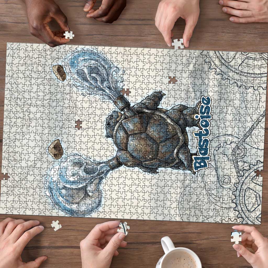 Blastoise Puzzle Steampunk Mechanical Gear Art
