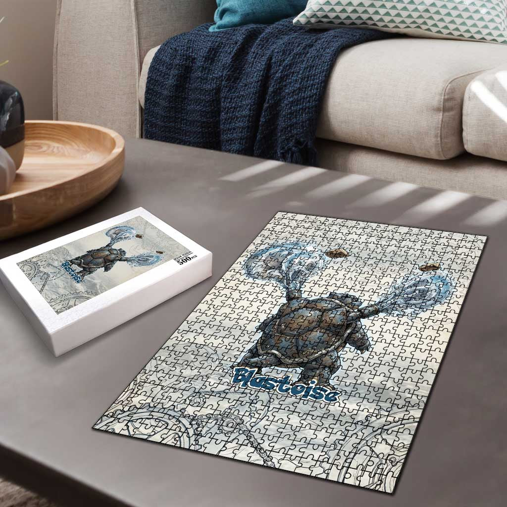Blastoise Puzzle Steampunk Mechanical Gear Art