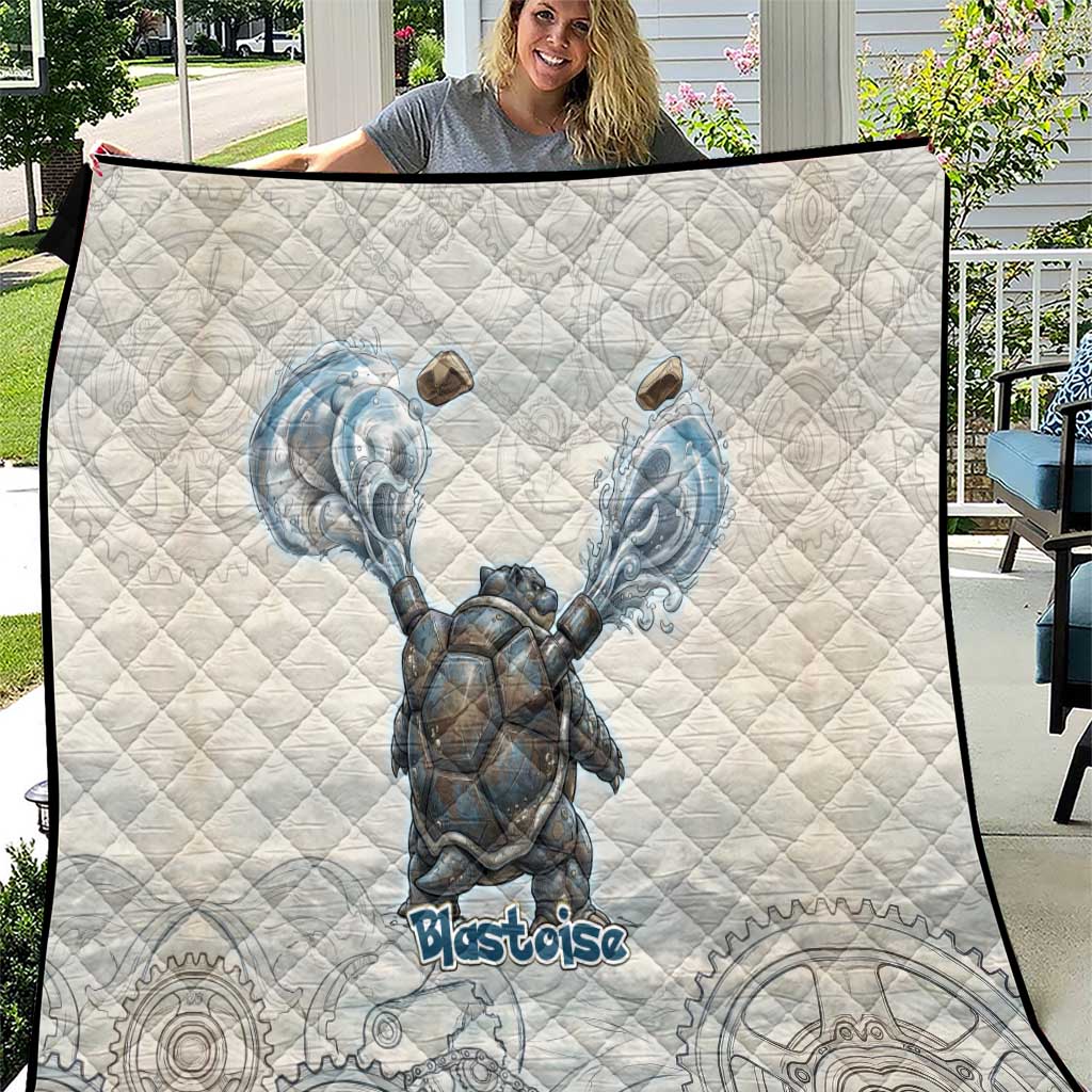 Blastoise Quilt Steampunk Mechanical Gear Art