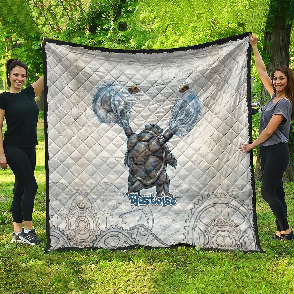 Blastoise Quilt Steampunk Mechanical Gear Art