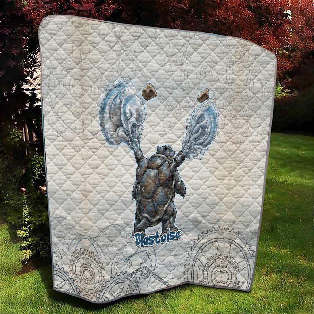 Blastoise Quilt Steampunk Mechanical Gear Art