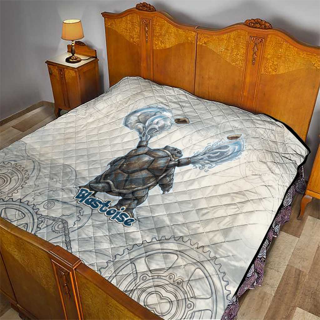 Blastoise Quilt Steampunk Mechanical Gear Art