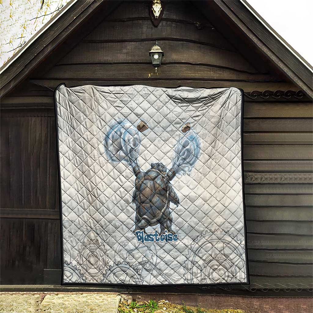 Blastoise Quilt Steampunk Mechanical Gear Art