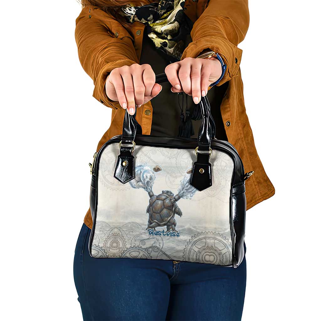 Blastoise Shoulder Handbag Steampunk Mechanical Gear Art