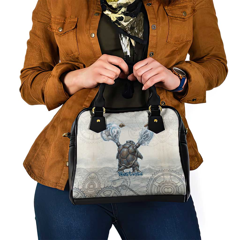 Blastoise Shoulder Handbag Steampunk Mechanical Gear Art