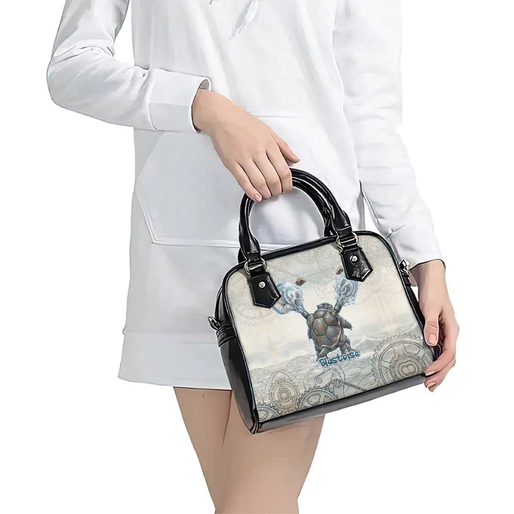 Blastoise Shoulder Handbag Steampunk Mechanical Gear Art
