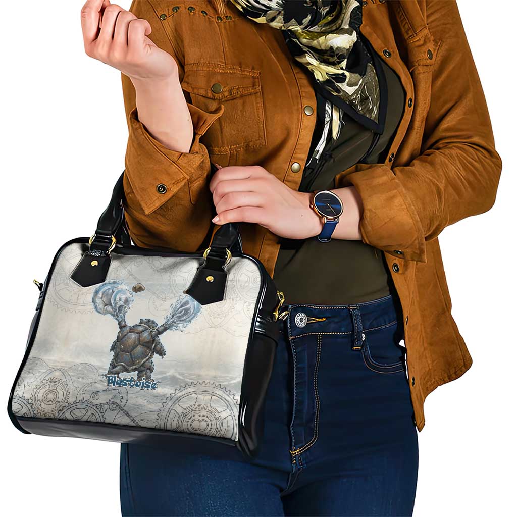 Blastoise Shoulder Handbag Steampunk Mechanical Gear Art