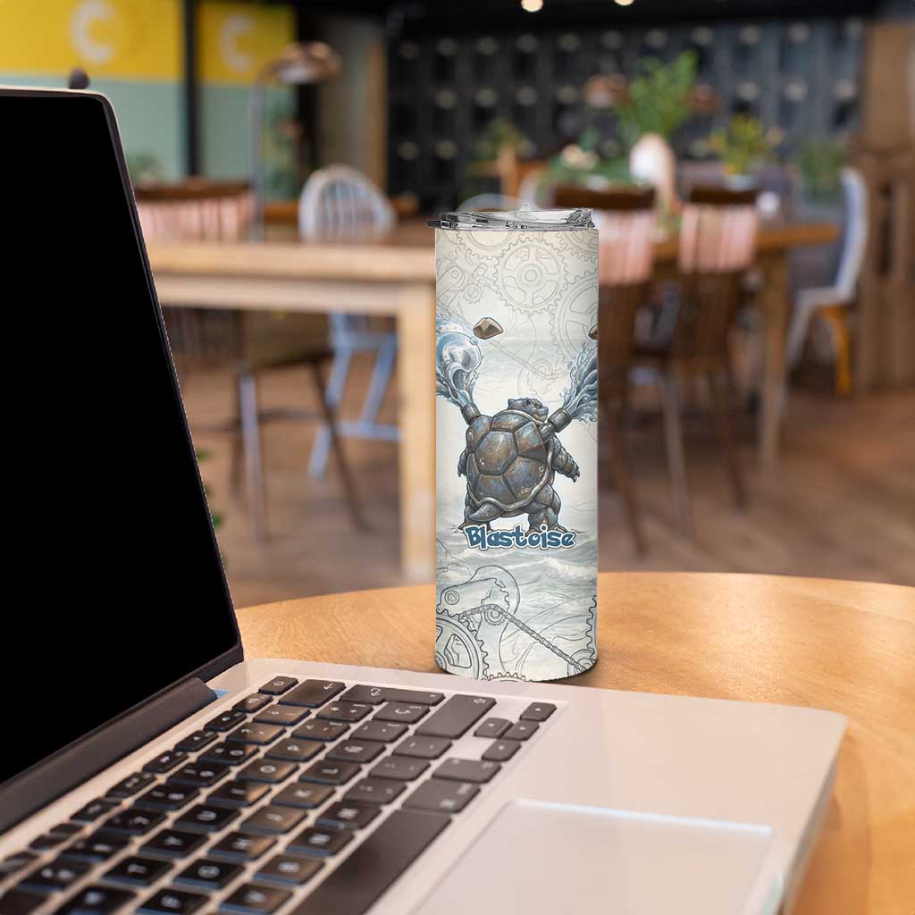 Blastoise Skinny Tumbler Steampunk Mechanical Gear Art
