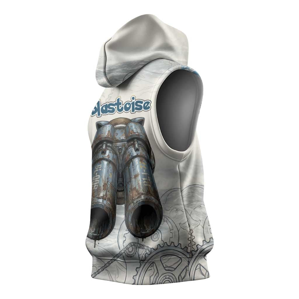 Blastoise Sleeveless Hoodie Steampunk Mechanical Gear Art