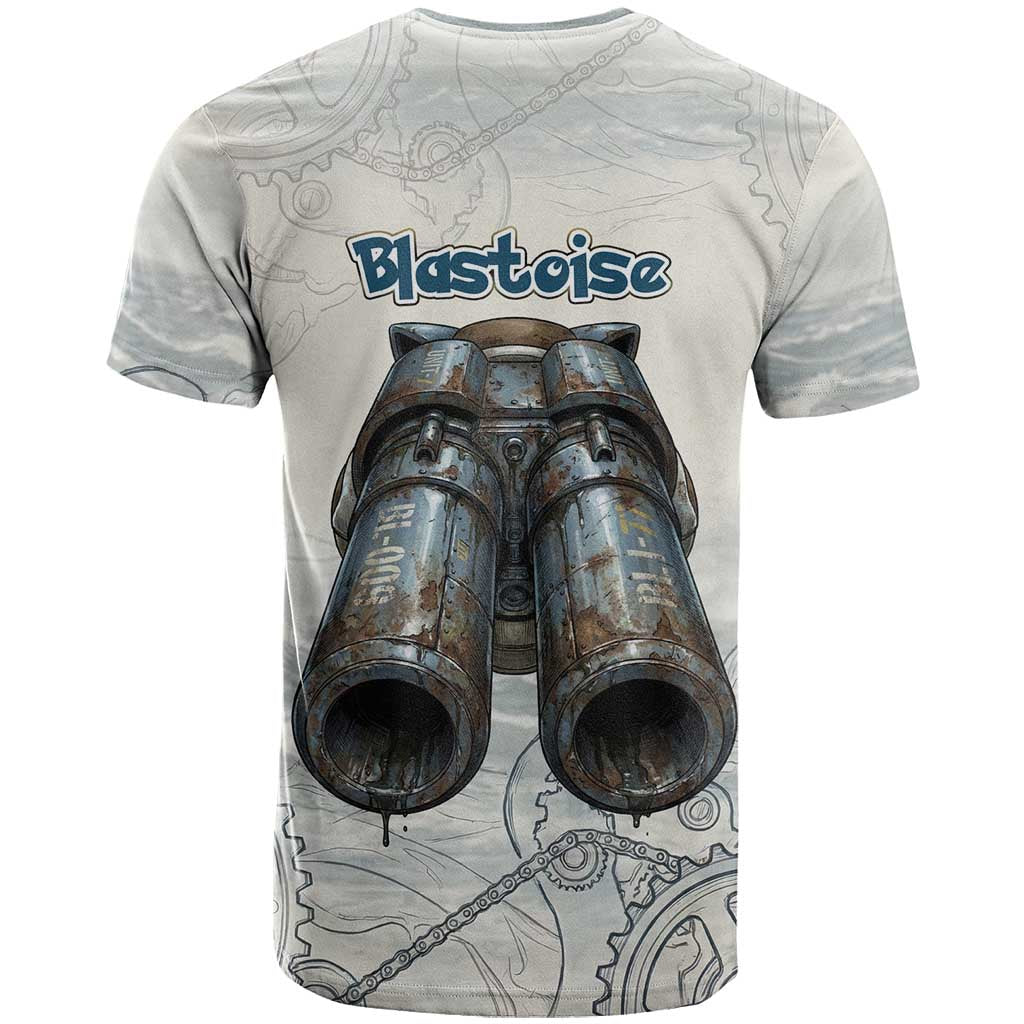 Blastoise T Shirt Steampunk Mechanical Gear Art