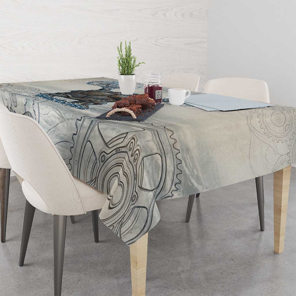 Blastoise Tablecloth Steampunk Mechanical Gear Art