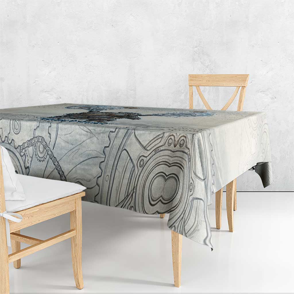 Blastoise Tablecloth Steampunk Mechanical Gear Art
