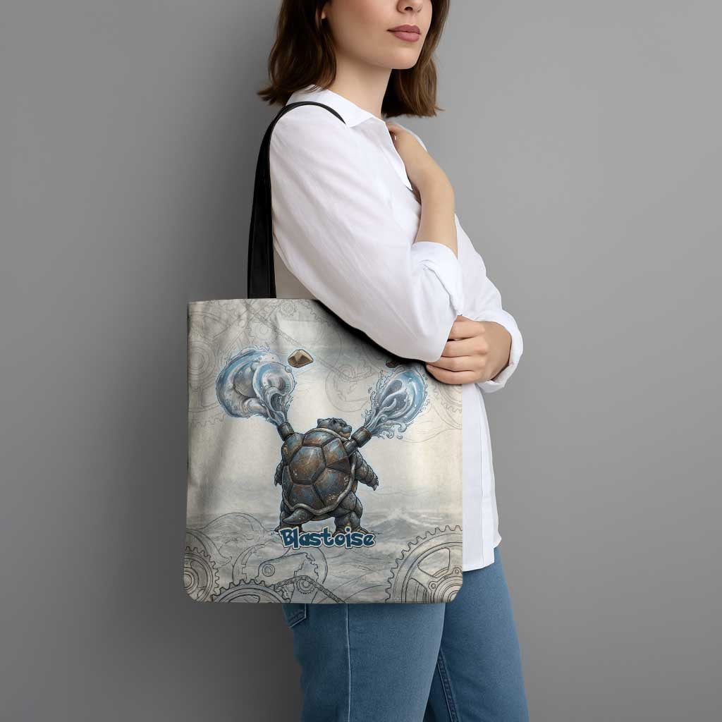 Blastoise Tote Bag Steampunk Mechanical Gear Art