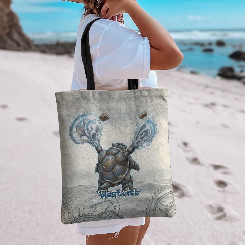 Blastoise Tote Bag Steampunk Mechanical Gear Art